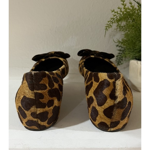 BCBG Max Azria Flat Shoes Womens Size 5 1/2 Animal Print Casual - Picture 6 of 9